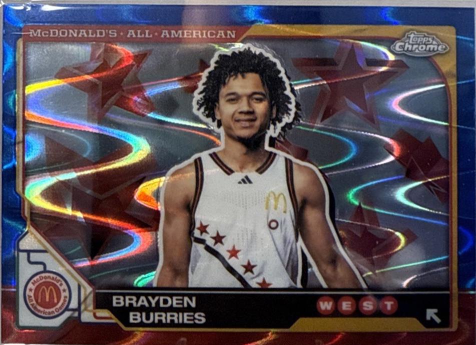Brayden Burries [Blue RayWave Refractor] #46