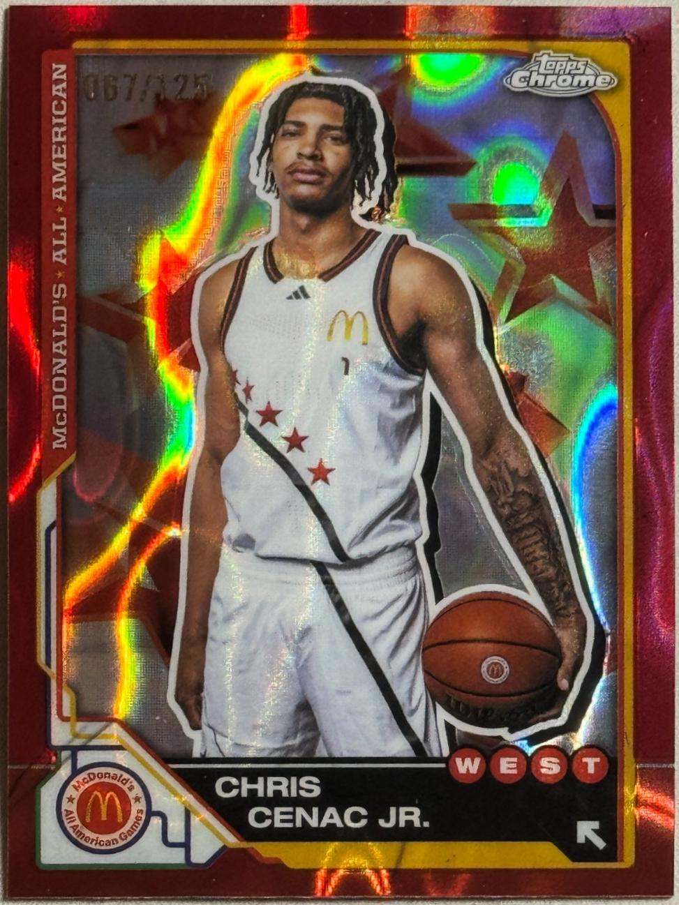 Chris Cenac Jr. [Red Lava Refractor] #11