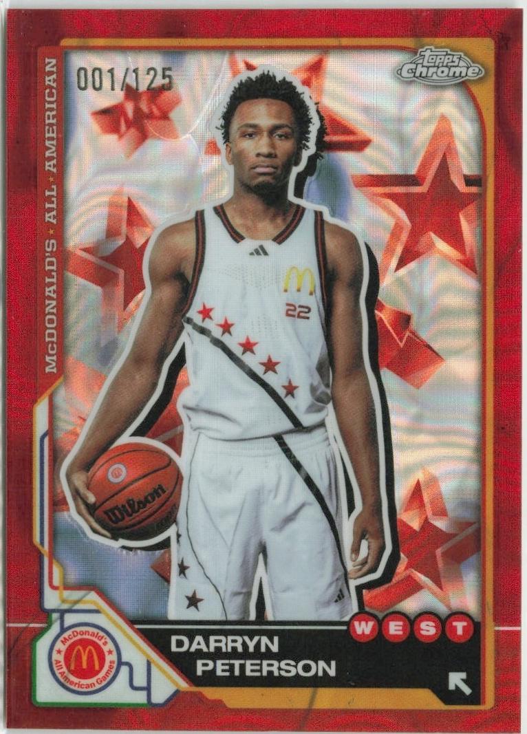 Darryn Peterson [Red Lava Refractor] #12