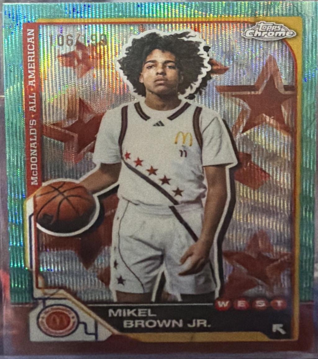 Mikel Brown Jr. [Aqua Wave Refractor] #9