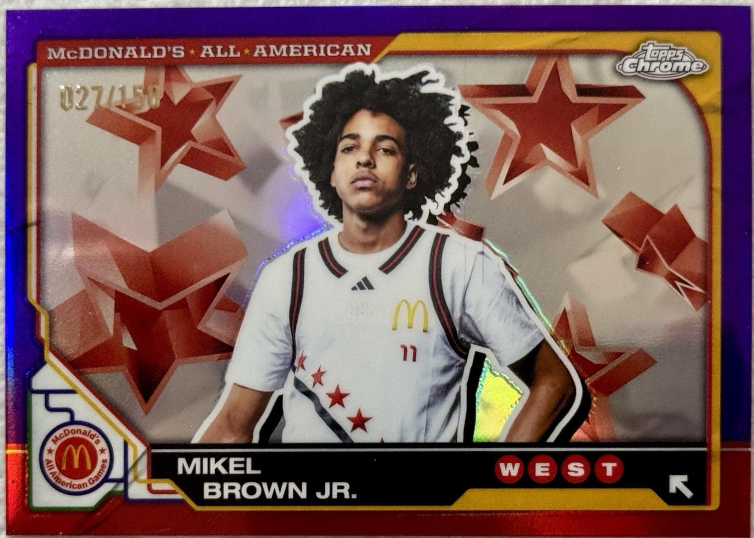 Mikel Brown Jr. [Purple Refractor] #47