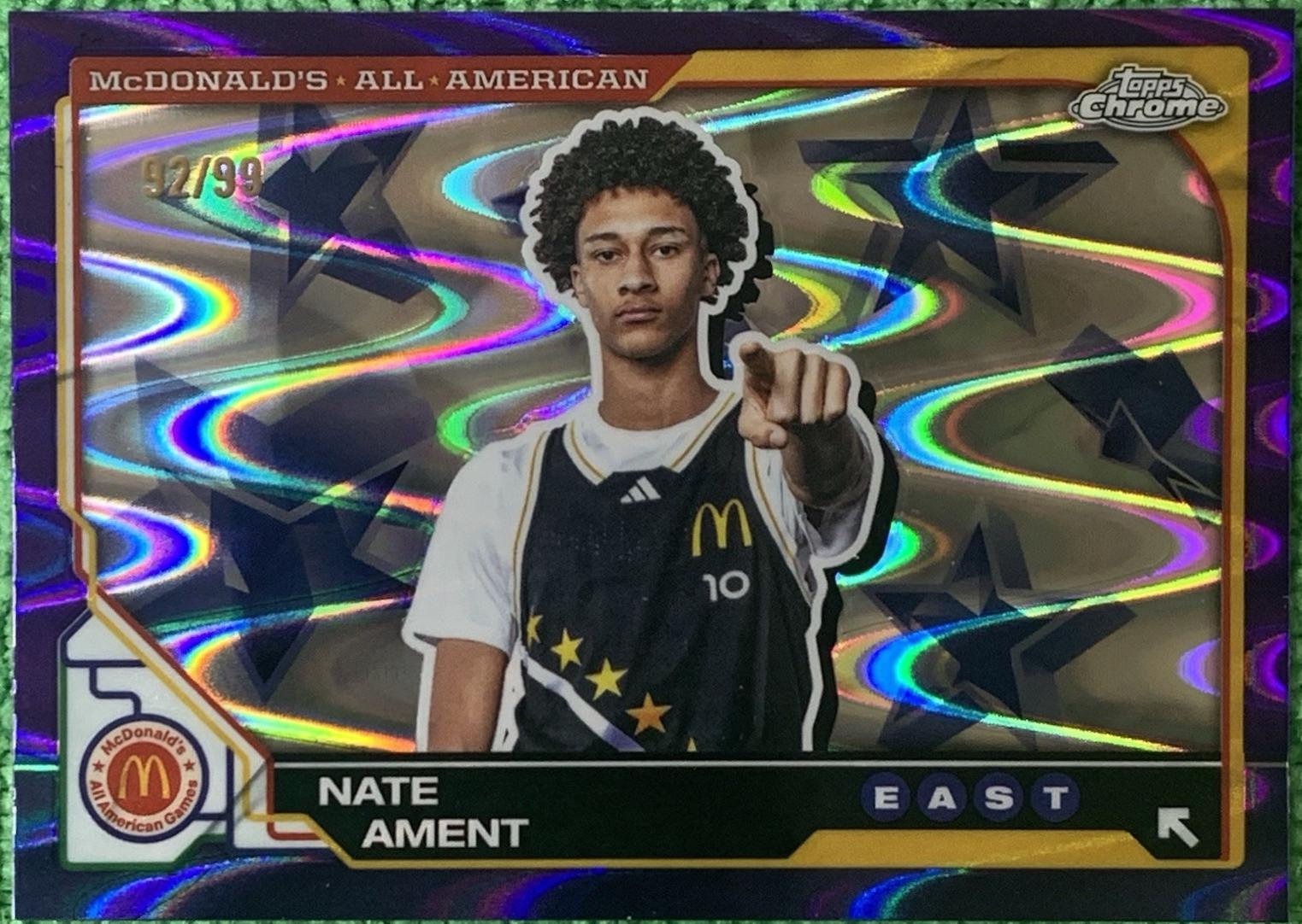 Nate Ament [Purple RayWave Refractor] #41