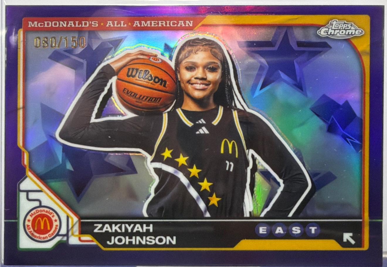Zakiyah Johnson [Purple Refractor] #65