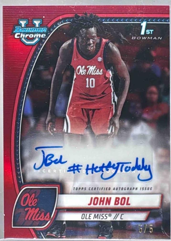 John Bol [Red Refractor Autograph] #31
