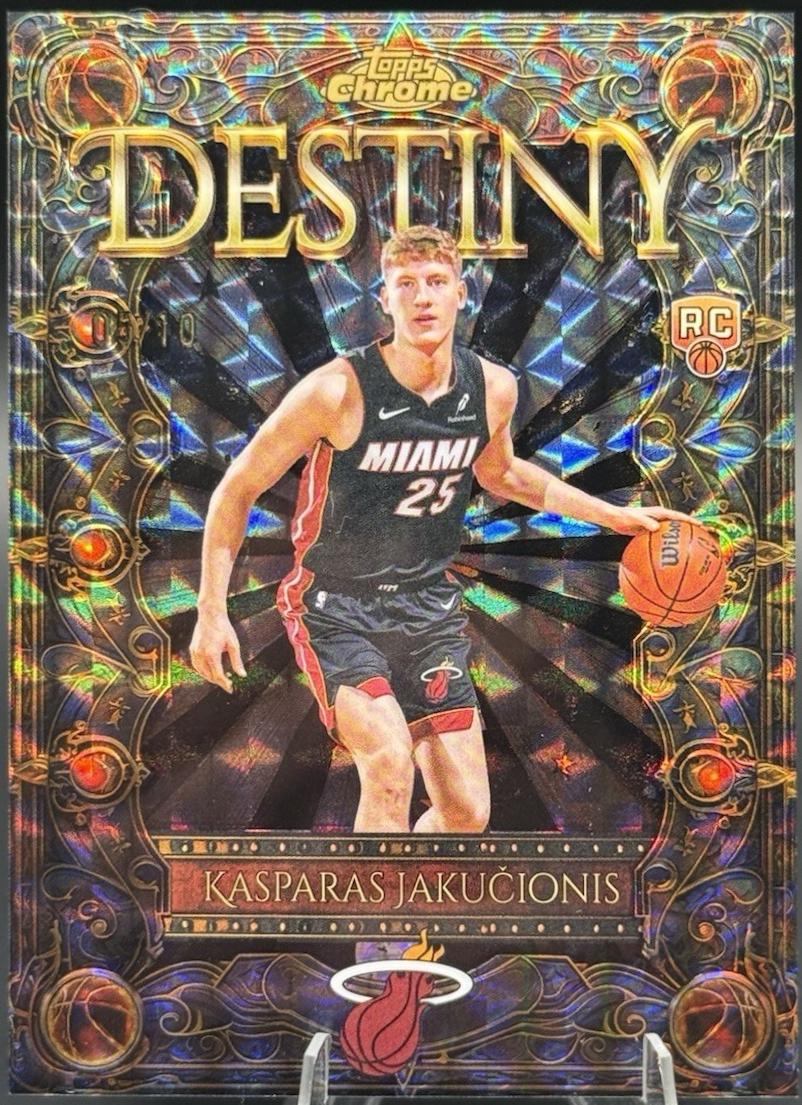 Kasparas Jakucionis [Refractor Black Geometric] #D-17