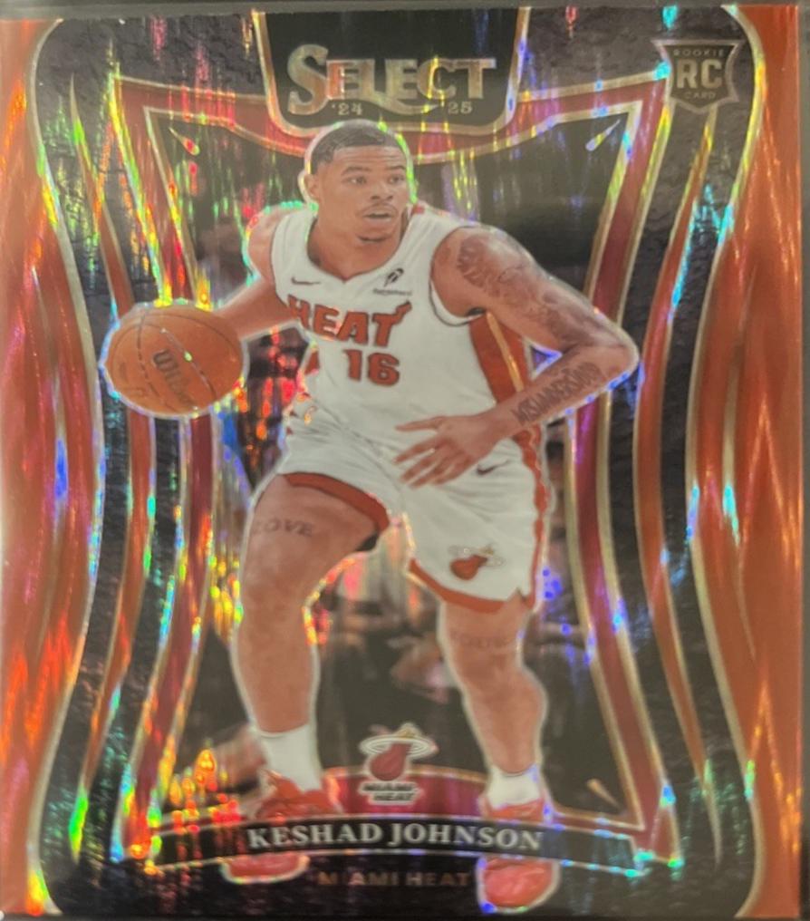 Keshad Johnson [Red Flash Prizm] #387