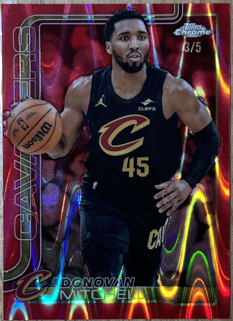 Donovan Mitchell [RayWave Red Refractor] #69