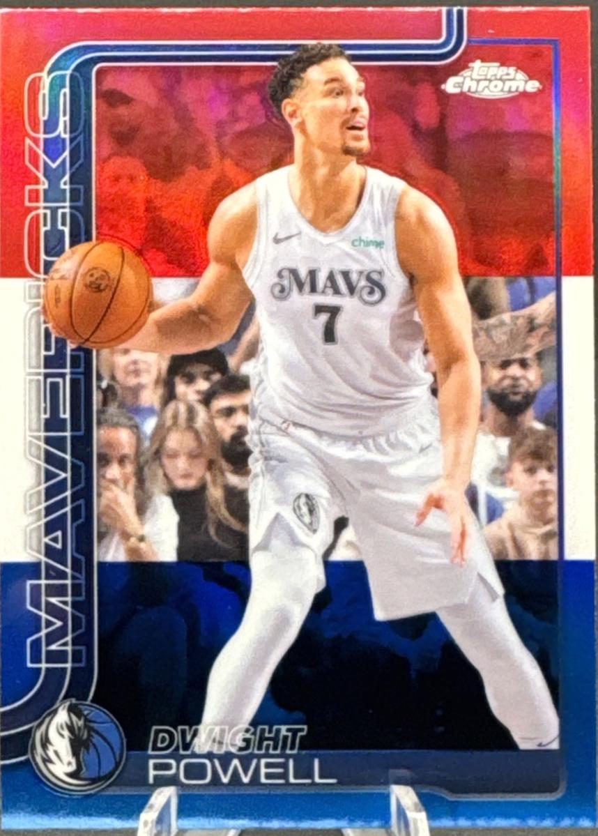 Dwight Powell [Blue Basketball Refractor] #223