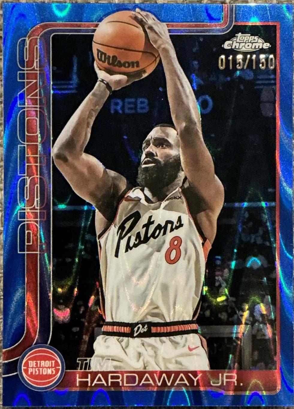 Tim Hardaway Jr. [Blue Basketball Refractor] #7