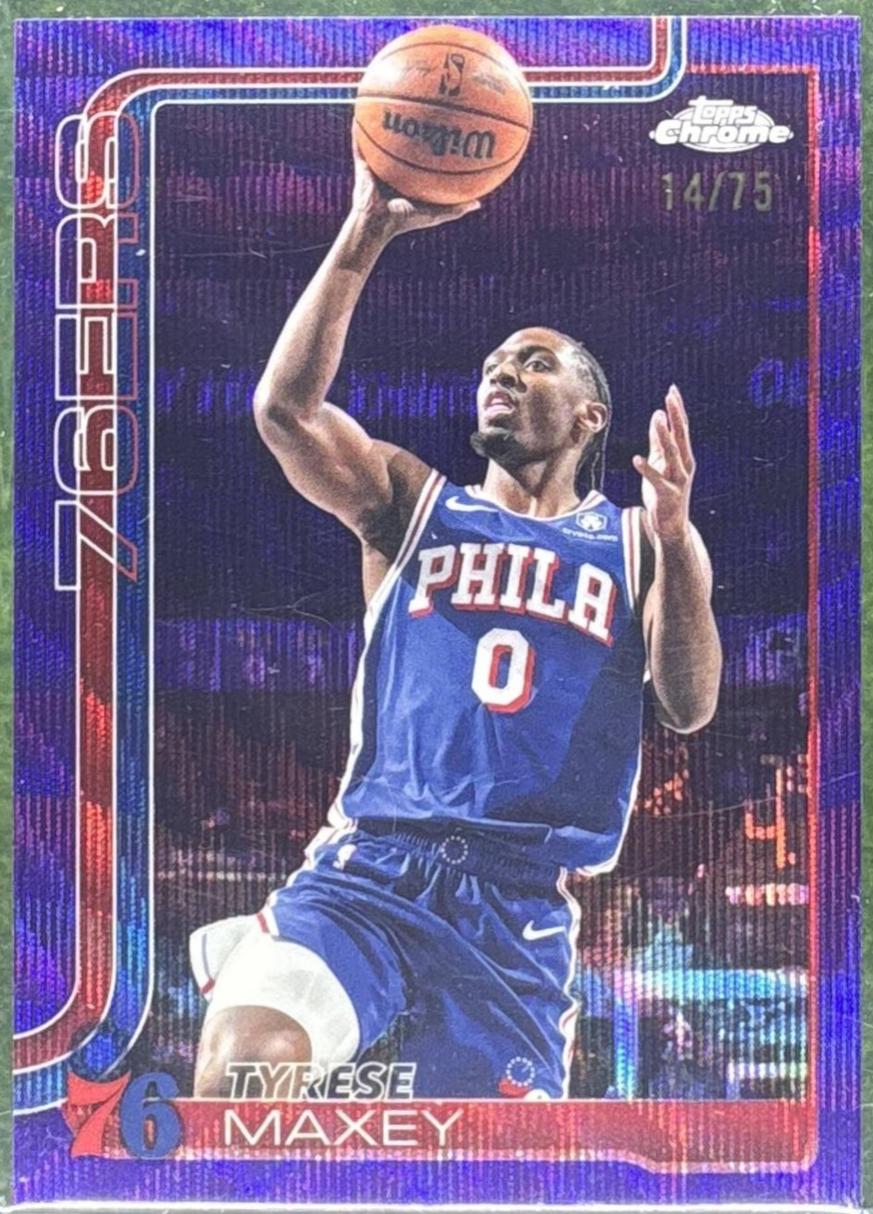 Tyrese Maxey [Purple Wave Refractor] #185