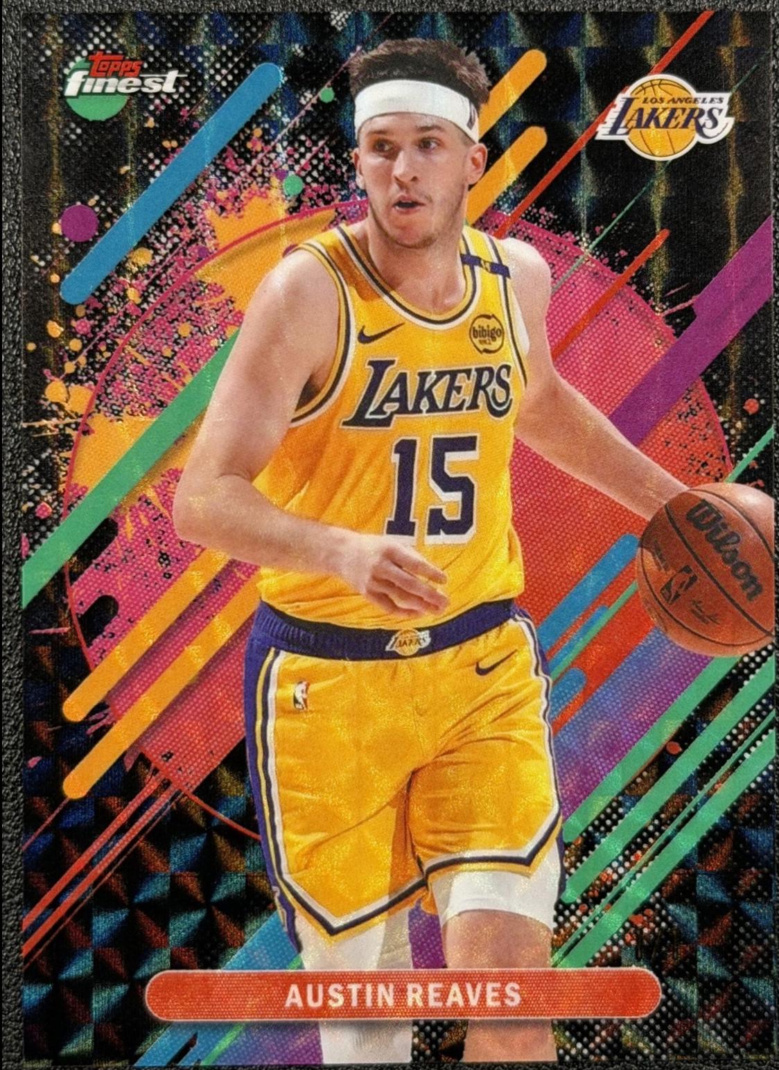 Austin Reaves [Black Geometric Refractor] #280