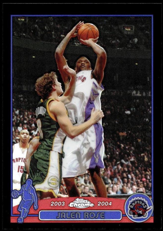 Jalen Rose [Black Refractor] #54