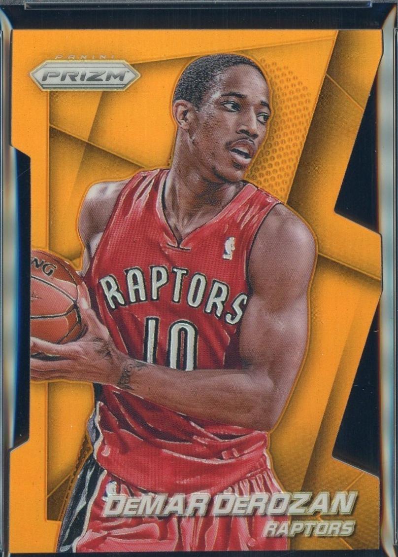 DeMar DeRozan [Orange Die Cut Prizm] #51