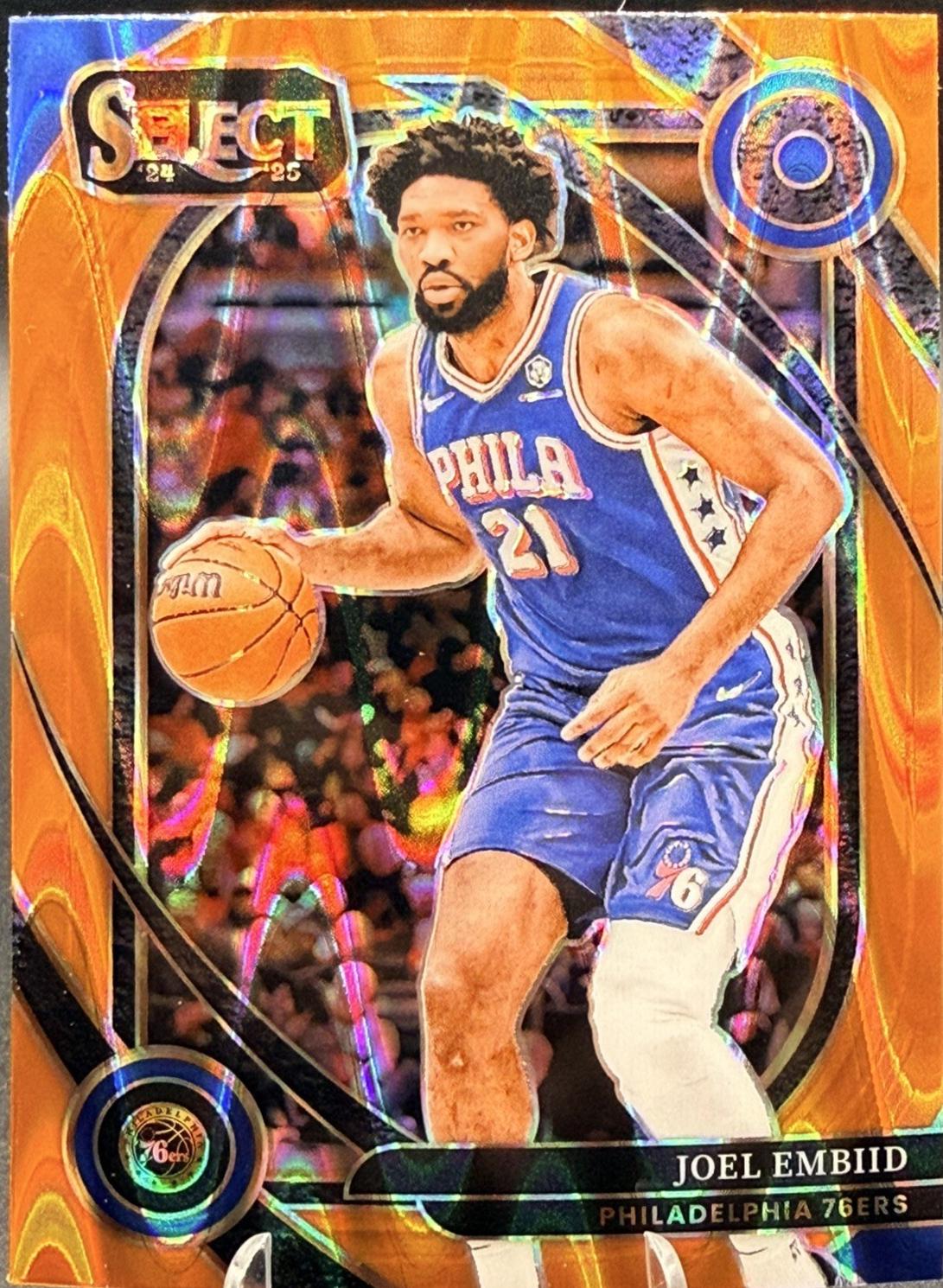 Joel Embiid [Orange Tectonic Prizm] #236