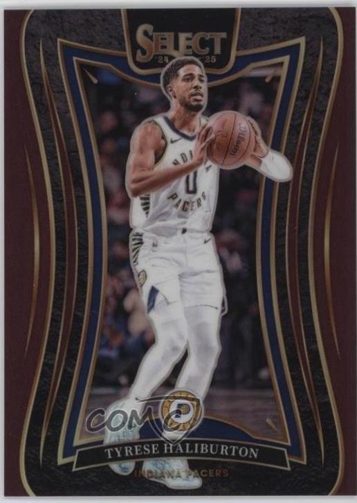 Tyrese Haliburton [Maroon Prizm] #342