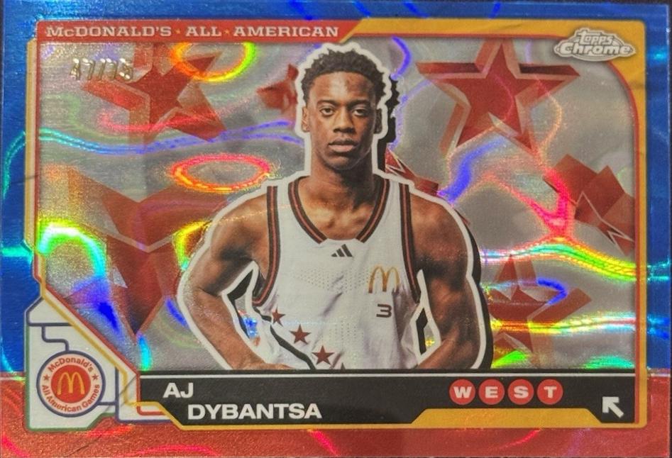 AJ Dybantsa [Blue Lava Refractor] #45