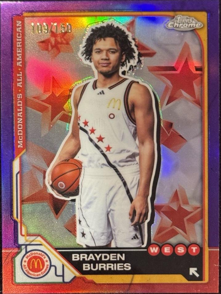Brayden Burries [Purple Refractor] #8