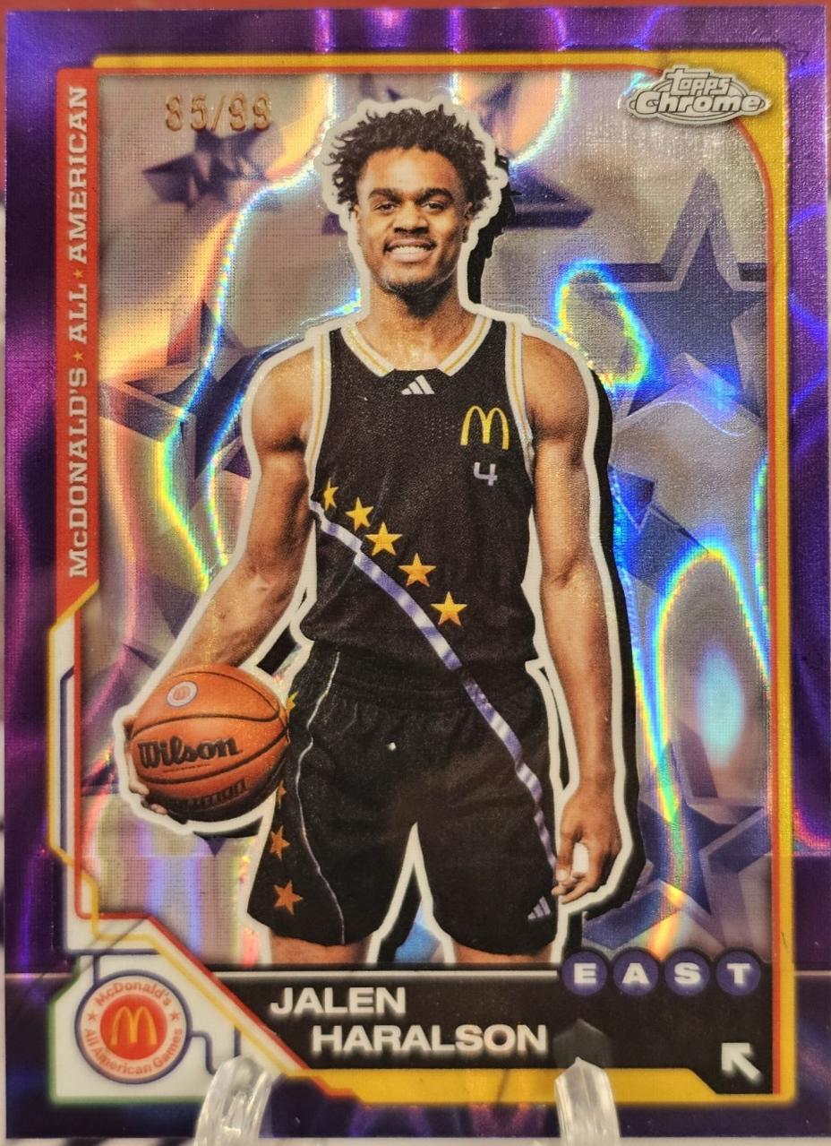 Jalen Haralson [Purple RayWave Refractor] #4