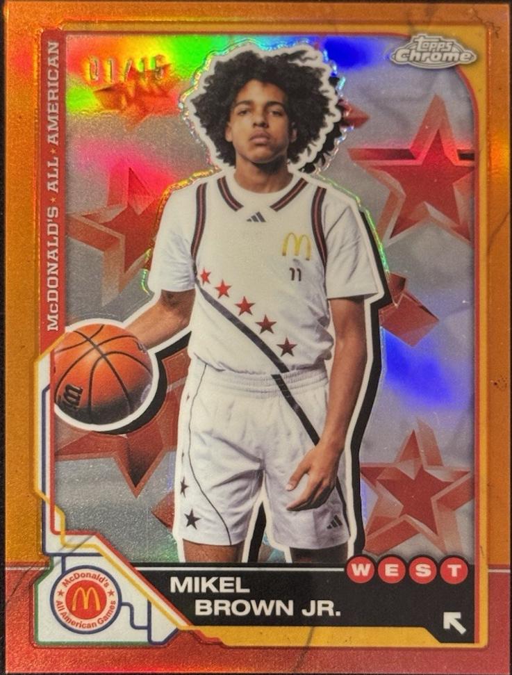 Mikel Brown Jr. [Orange Refractor] #9