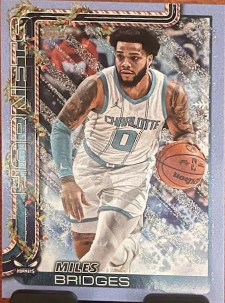 Miles Bridges [Light Blue White Glitter] #H55