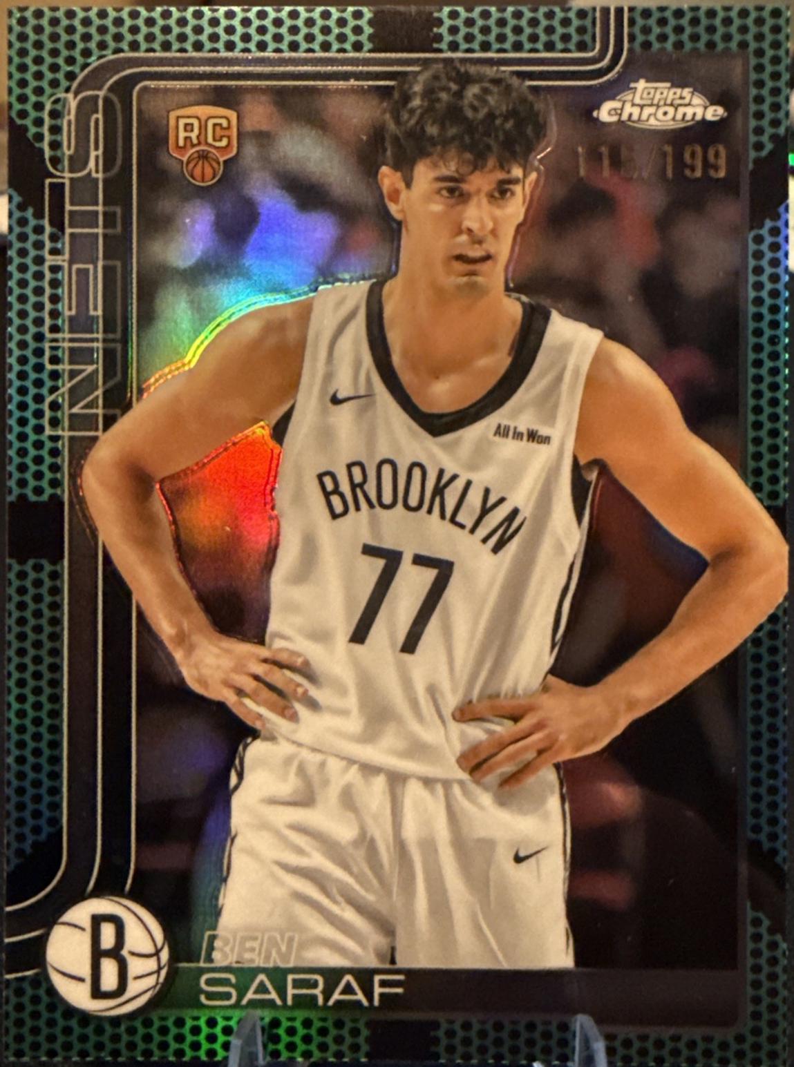 Ben Saraf [Aqua Basketball Refractor] #276