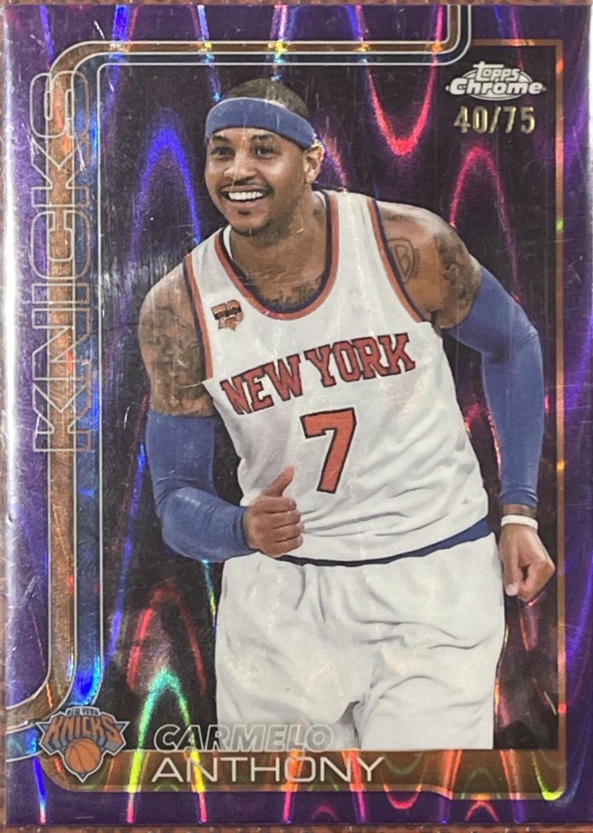 Carmelo Anthony [Purple Refractor] #248