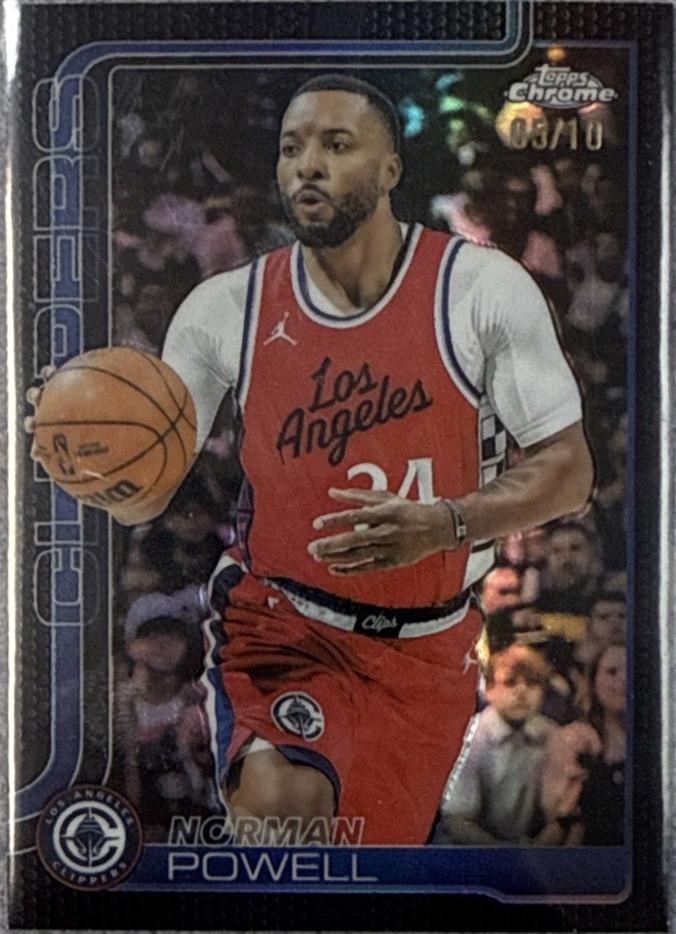 Norman Powell [Black Basketball Refractor] #22