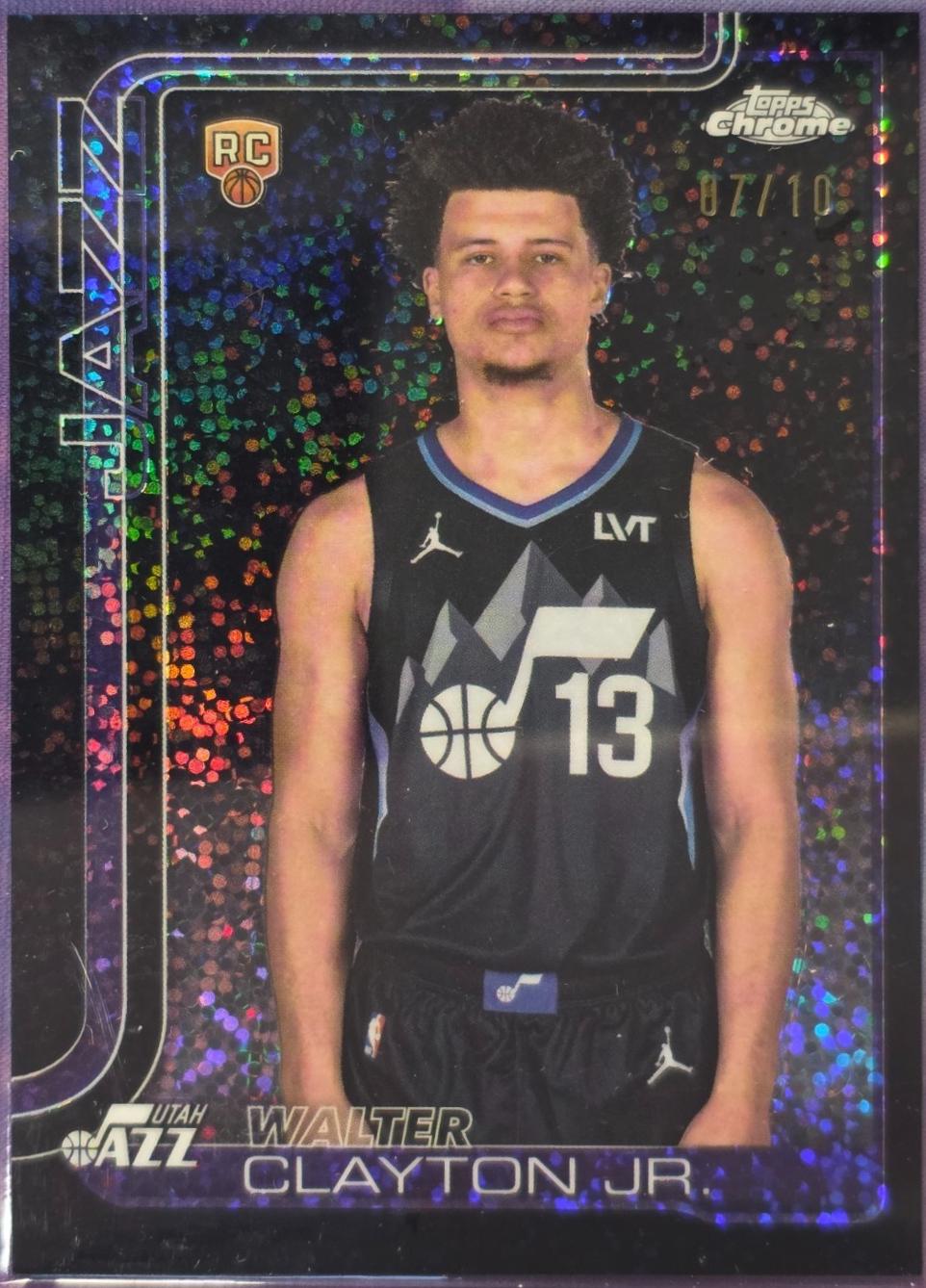 Walter Clayton Jr. [Black Refractor] #268