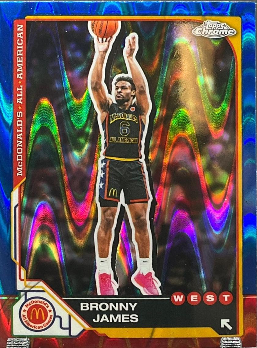 Bronny James [Blue RayWave Refractor] #77