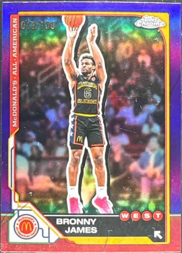 Bronny James [Purple Refractor] #77
