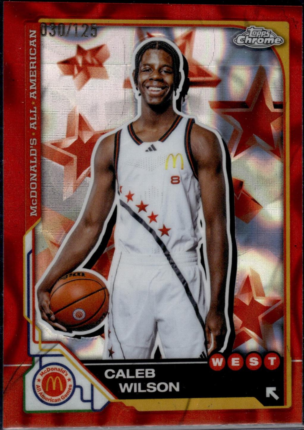 Caleb Wilson [Red Lava Refractor] #10
