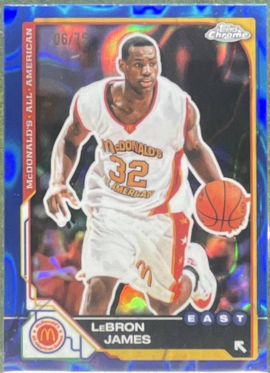 Lebron James [Blue Lava Refractor] #98