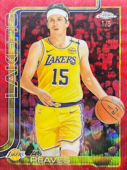 Austin Reaves [Red Wave Refractor] #126