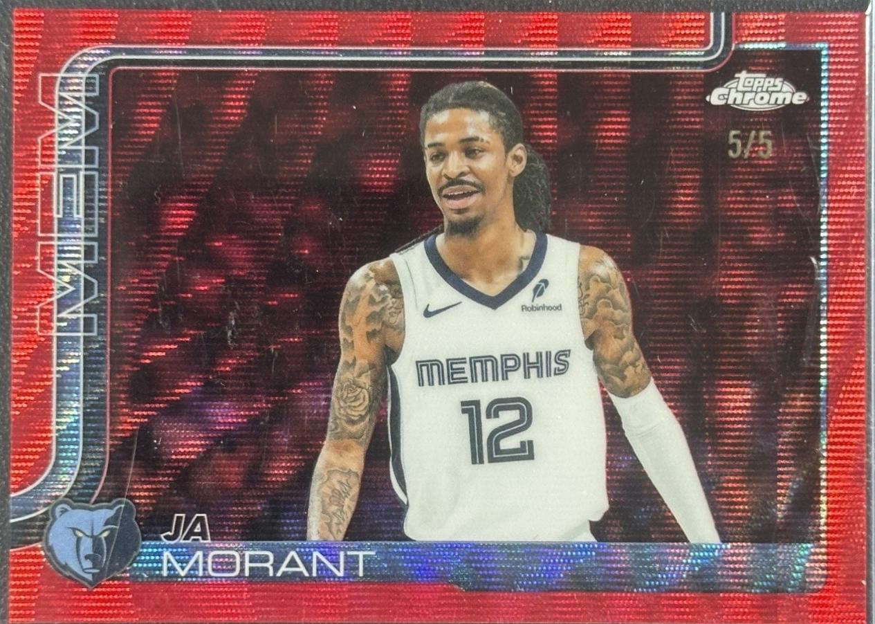Ja Morant [Red Wave Refractor] #158