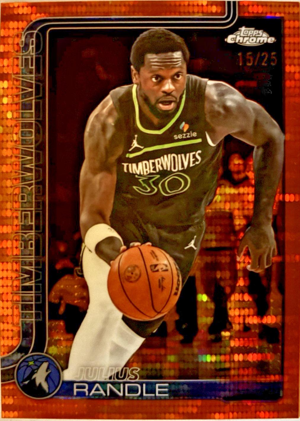 Julius Randle [Pulsar Orange Refractor] #123