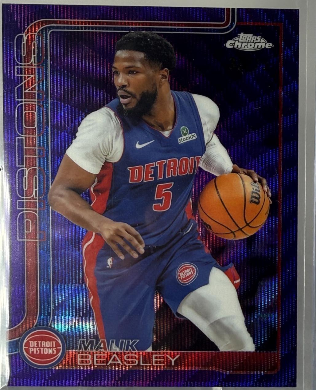 Malik Beasley [Purple Wave Refractor] #36