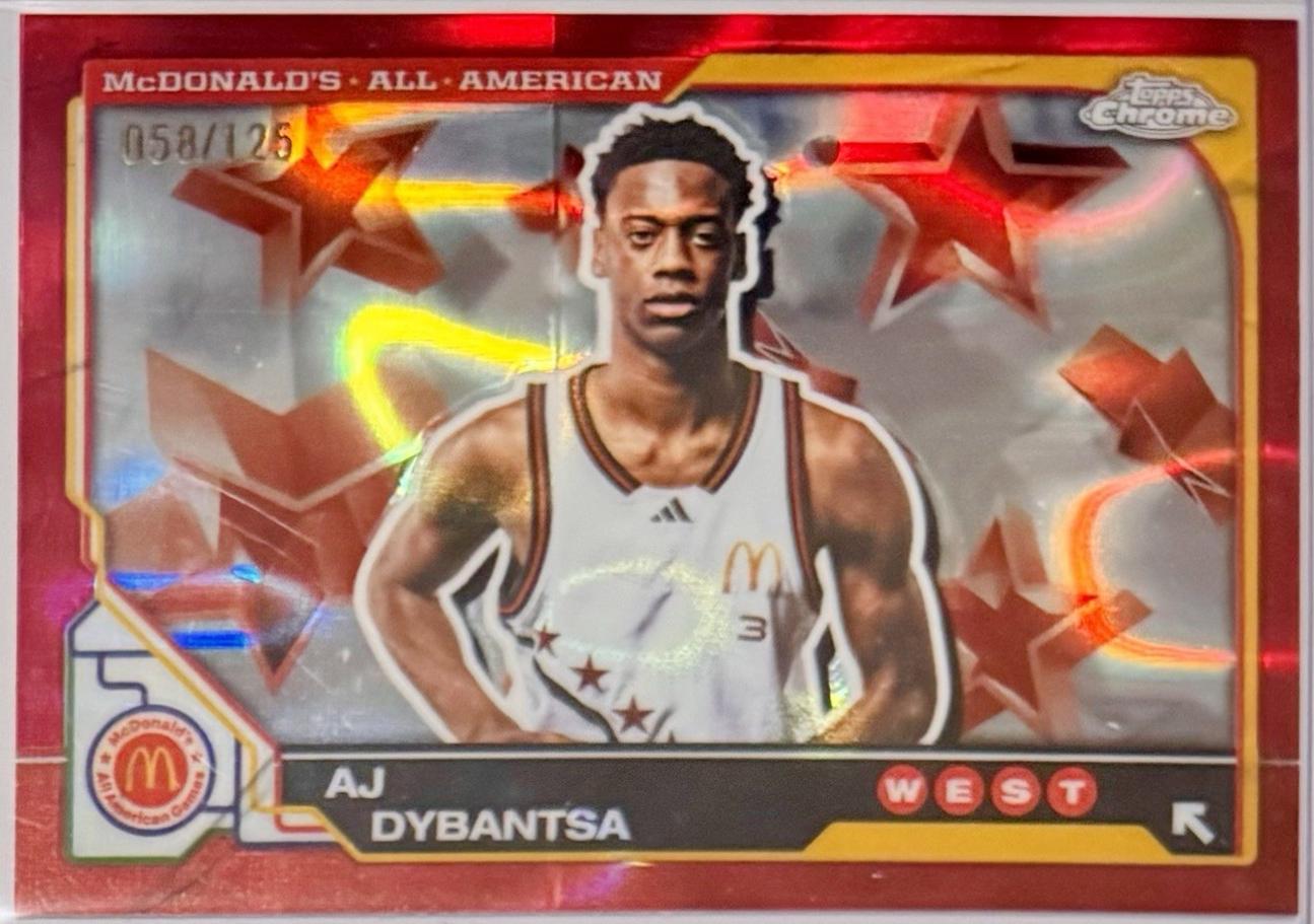 AJ Dybantsa [Red Lava Refractor] #45