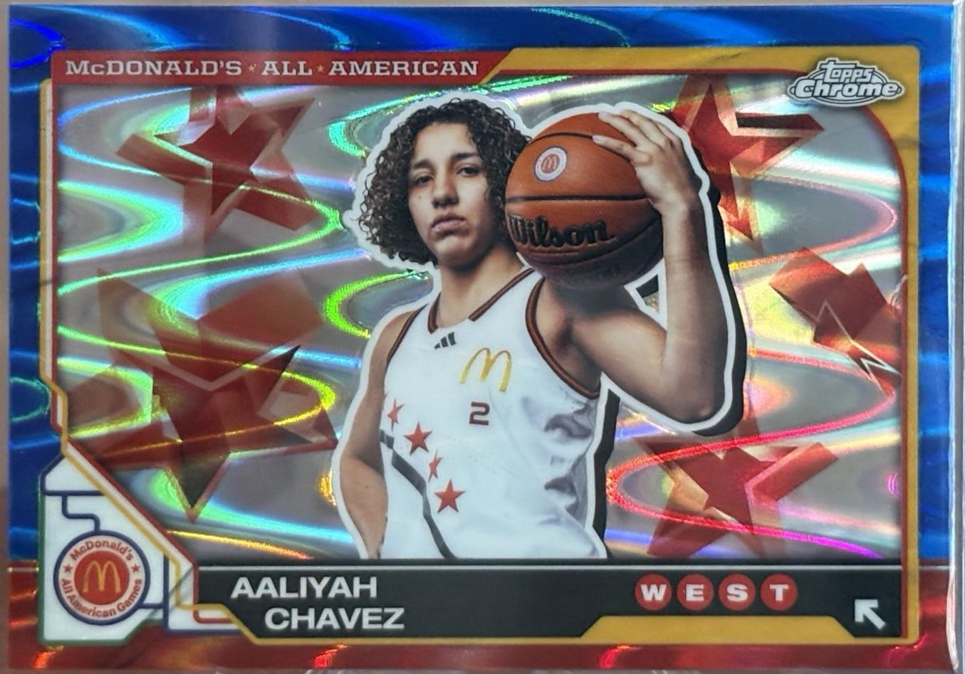 Aaliyah Chavez [Blue RayWave Refractor] #66