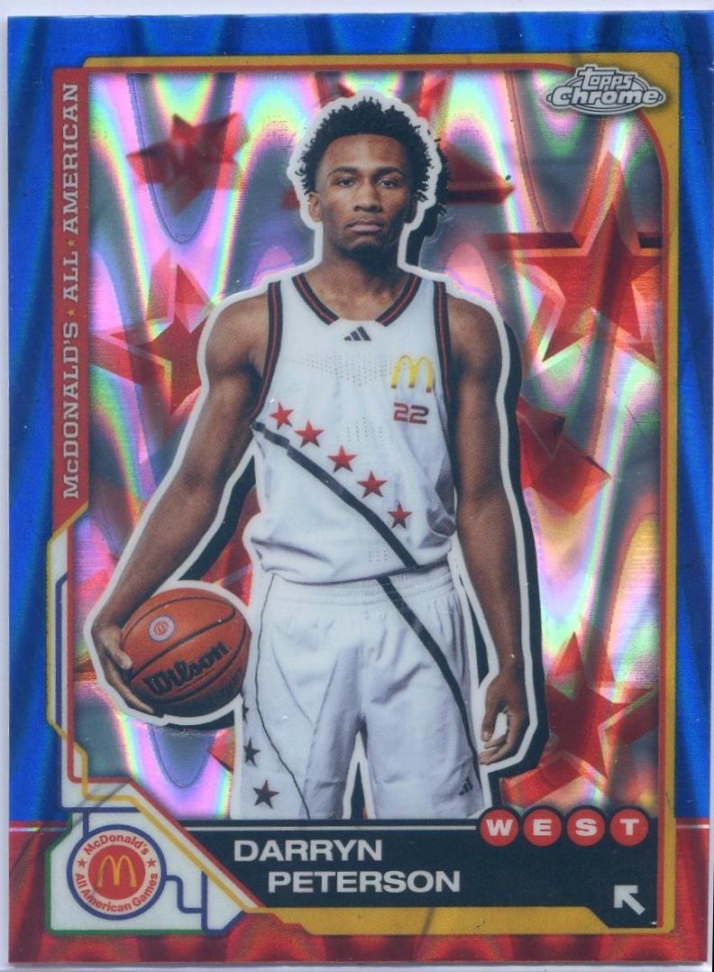 Darryn Peterson [Blue RayWave Refractor] #12