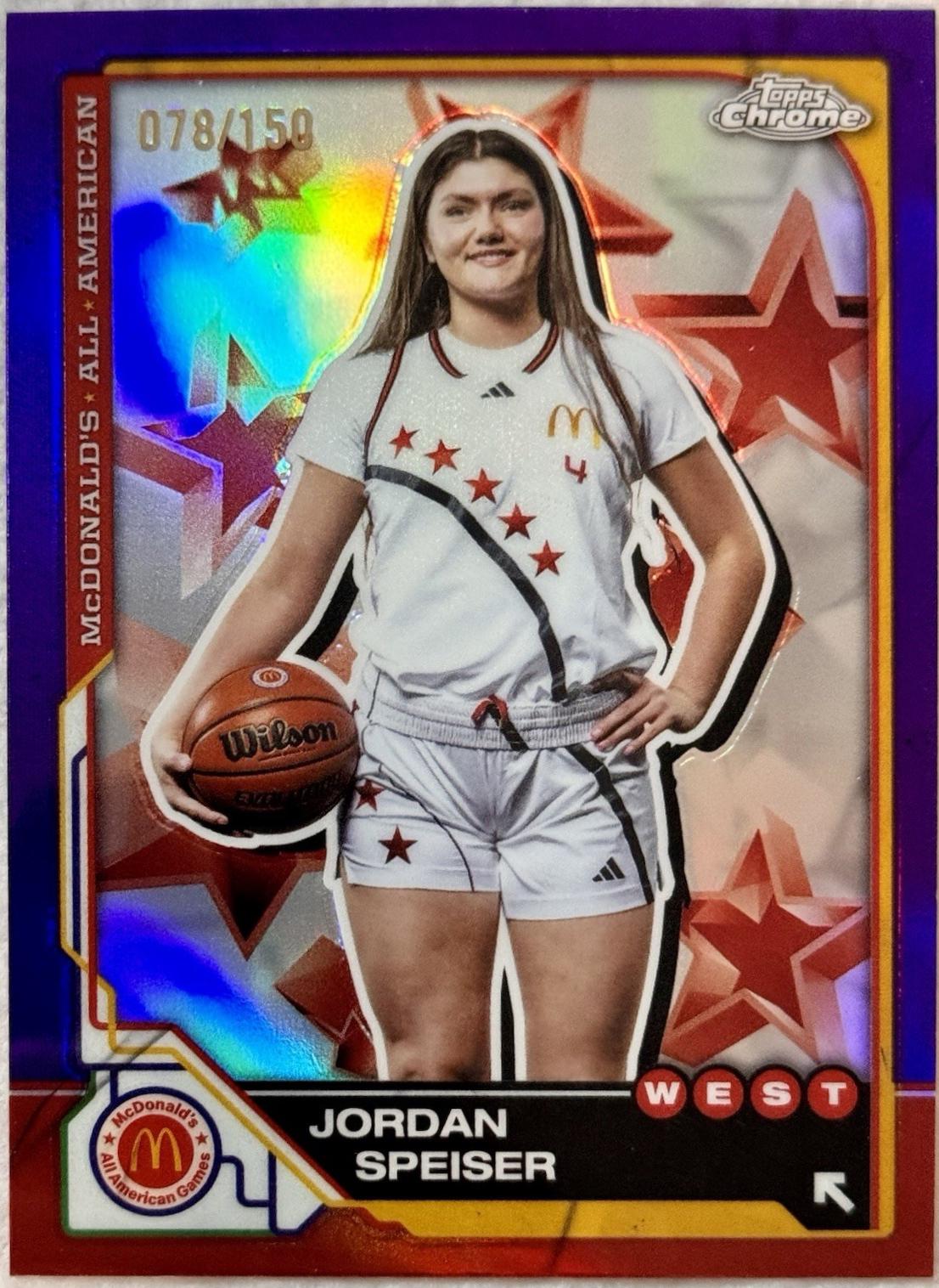 Jordan Speiser [Purple Refractor] #37
