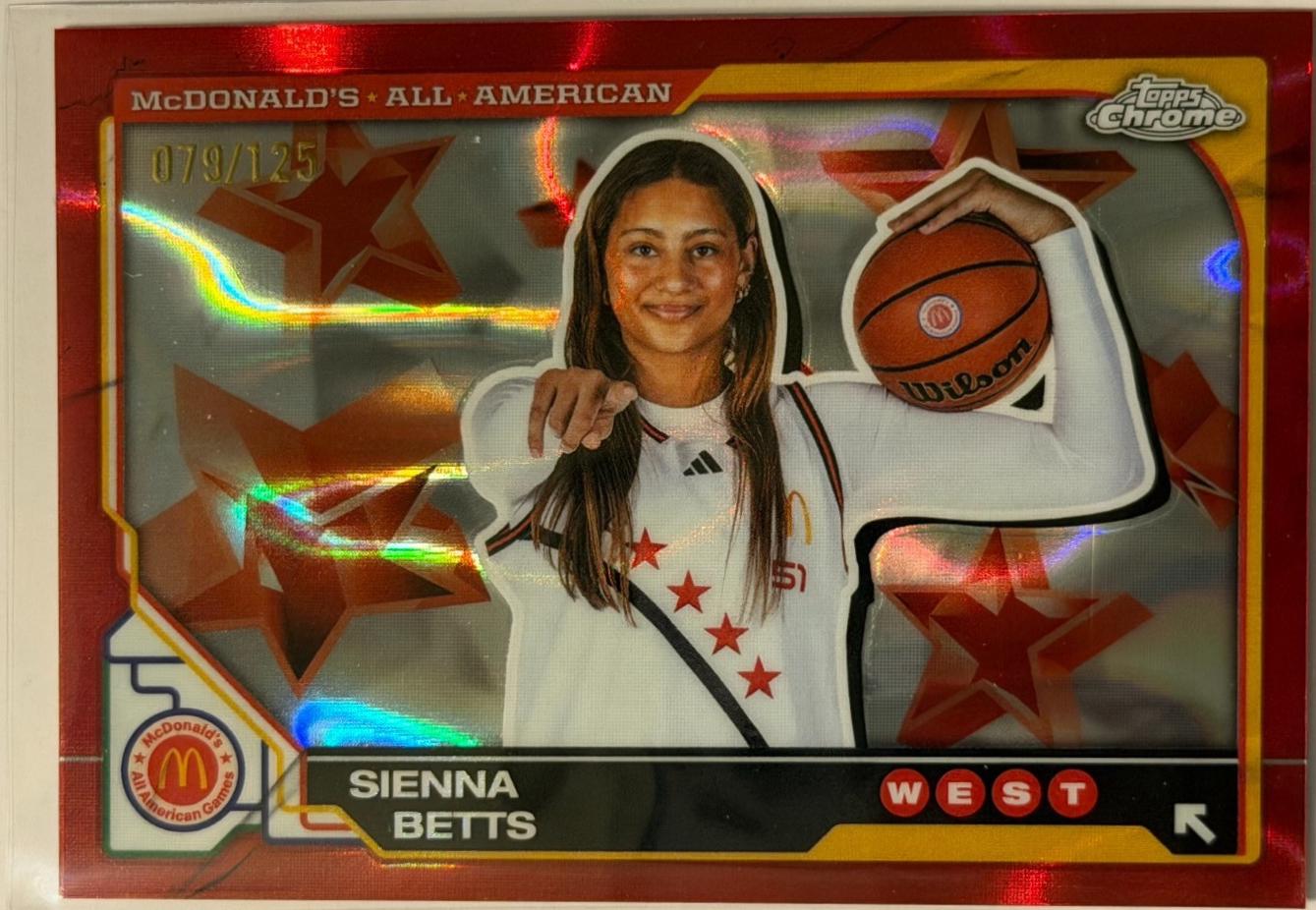 Sienna Betts [Red Lava Refractor] #76
