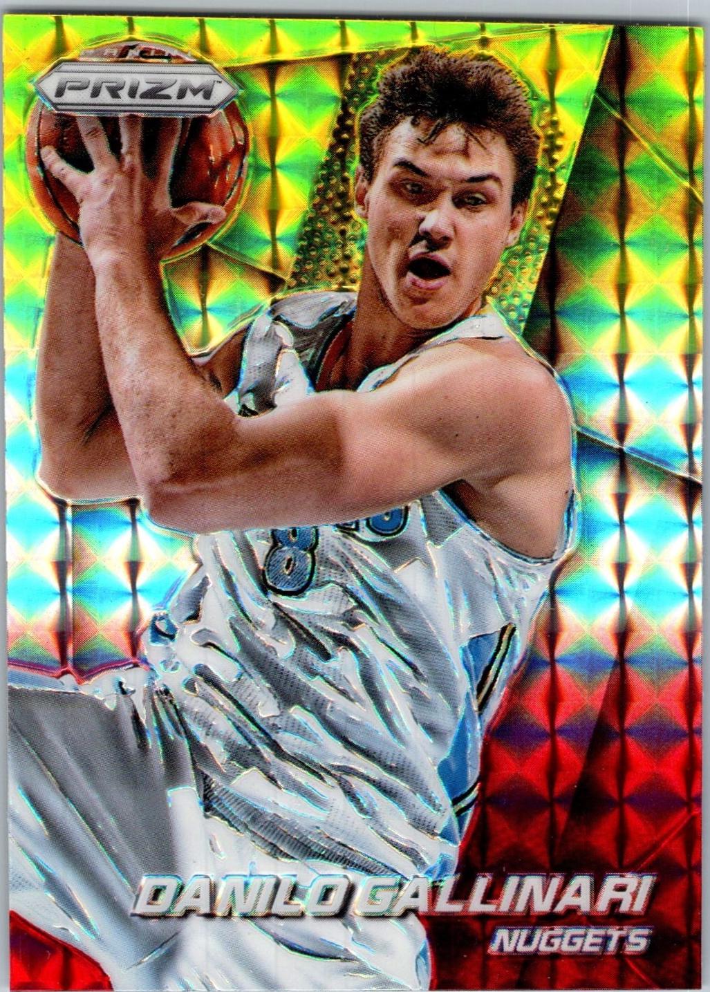Danilo Gallinari [Yellow and Red Mosaic Prizm] #11