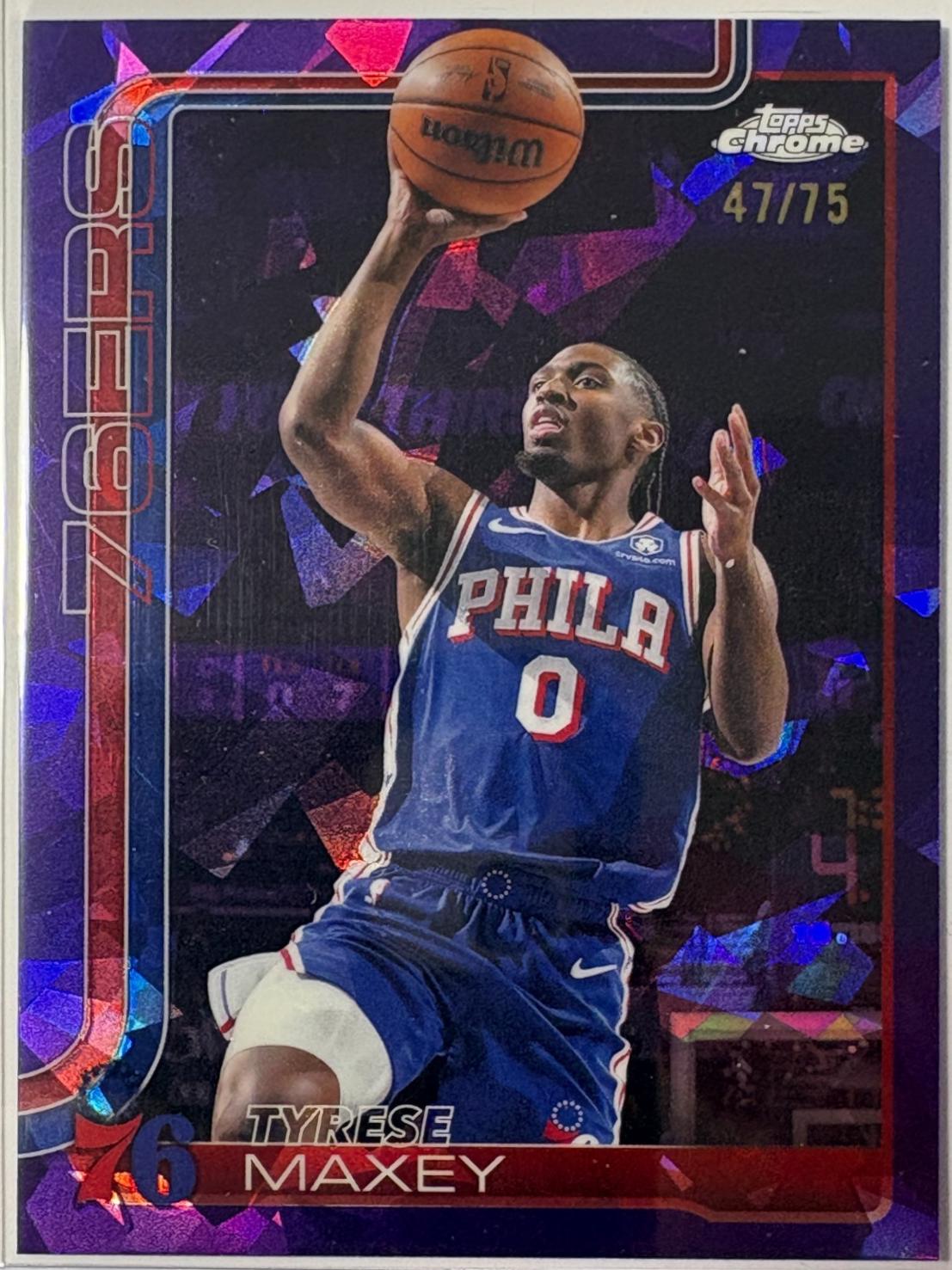 Tyrese Maxey [Purple] #185