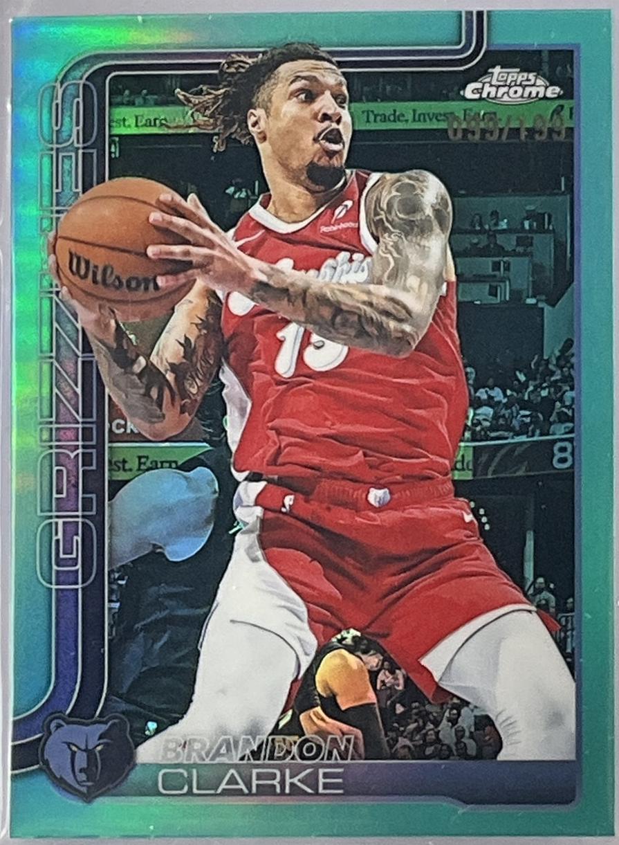 Brandon Clarke [Aqua Refractor] #133