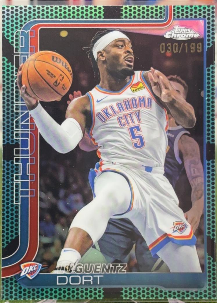 Luguentz Dort [Aqua Basketball Refractor] #177
