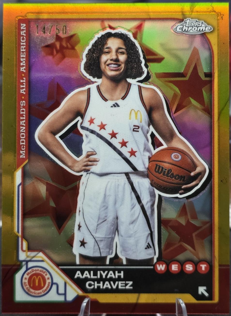 Aaliyah Chavez [Gold Refractor] #28
