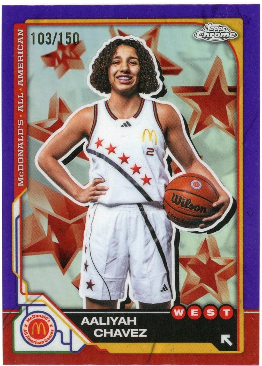 Aaliyah Chavez [Purple Refractor] #28