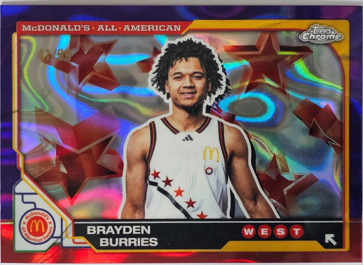 Brayden Burries [Purple Lava Refractor] #46