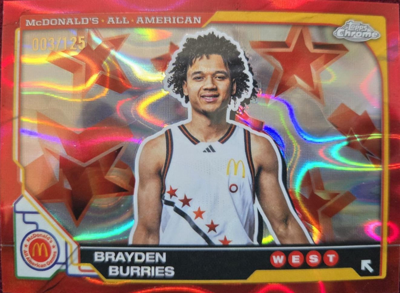 Brayden Burries [Red Lava Refractor] #46