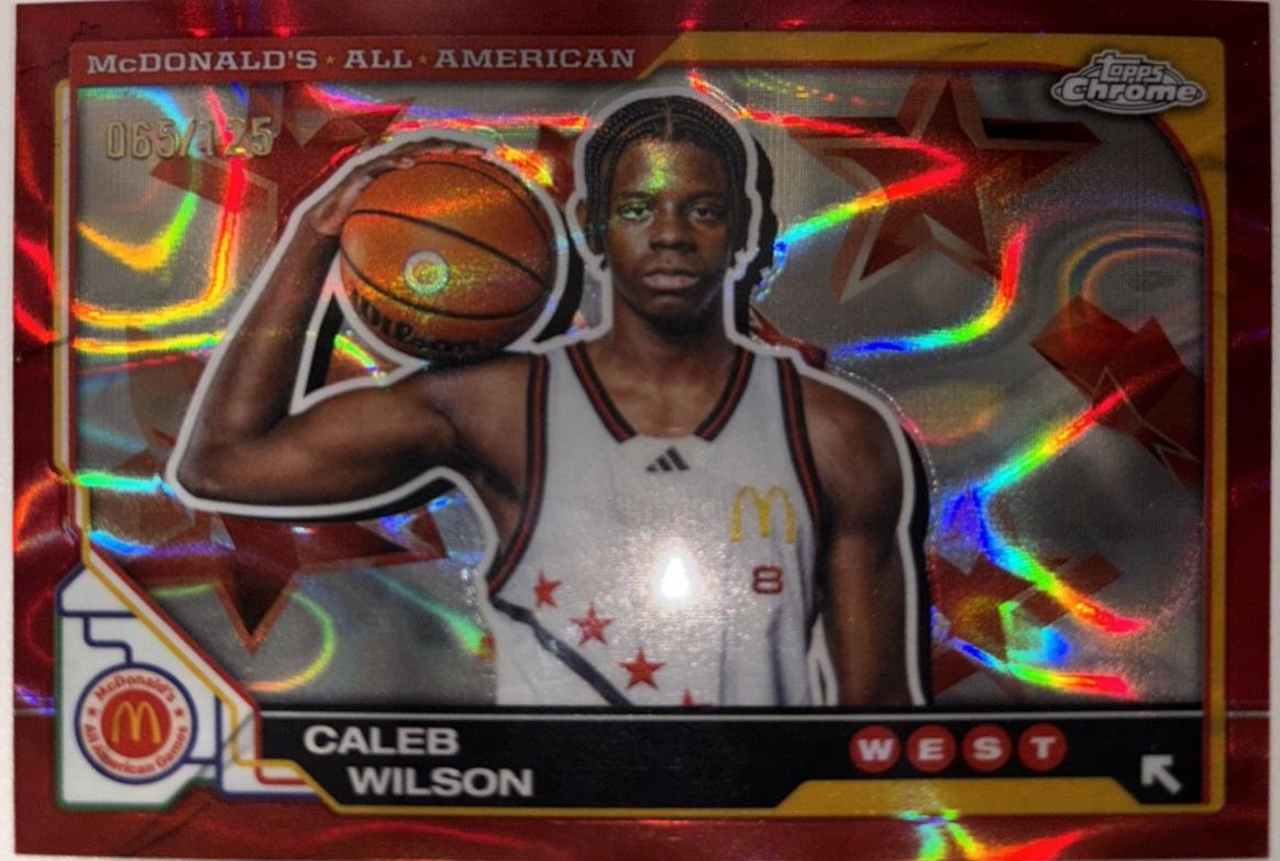 Caleb Wilson [Red Lava Refractor] #48